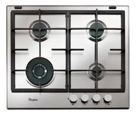 Anafe A Gas Whirlpool Gma6422x 60cm Acero Inoxidable
