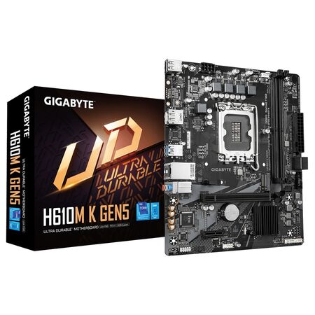 Mother Gigabyte H610M K GEN5 DDR5 1700 (12va|13va|14va Gen)