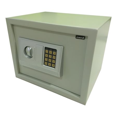 Caja Fuerte Seguridad Digital 38x30x30cm Beige Vivendi Cts