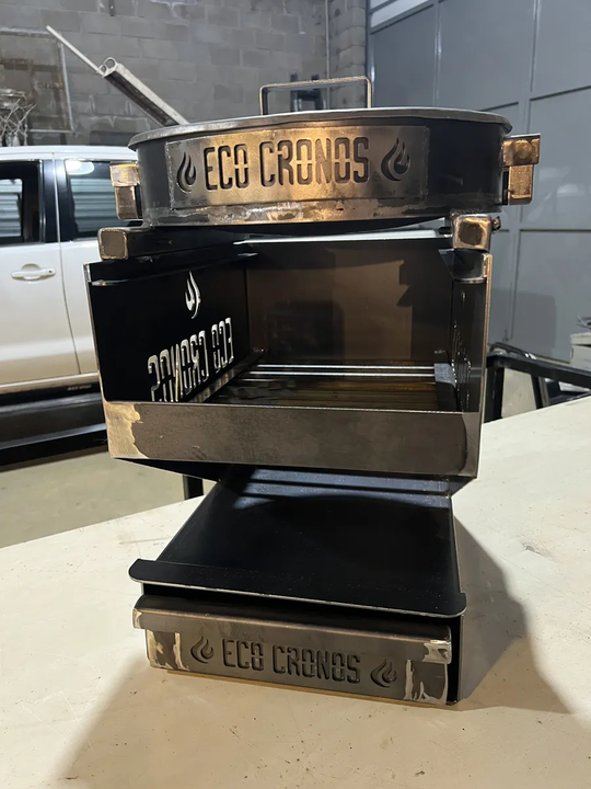 Combo Eco Cronos Fogonero Brasero G8 + Disco De Arado Terra - Vista 2