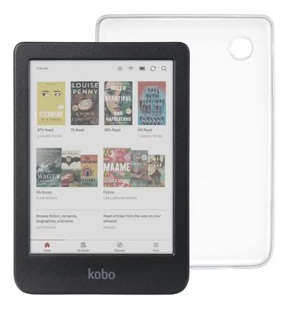Kobo Clara Colour E-reader Funda Transparente 16gb 6  300dpi Blanco