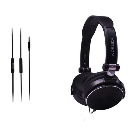 Auriculares Vincha C/Microfono Noblex Negro Manos Libres HP107BBP