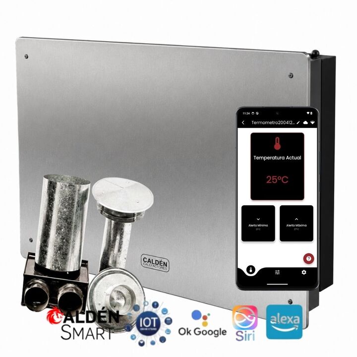 Calefactor Caldén Tiro Balanceado U (TBU) 5.0 Smart - Vista 2