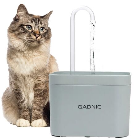 Bebedero Fuente Para Beber Automático Verde Gadnic PET09 Recirculación de Agua 1.5L