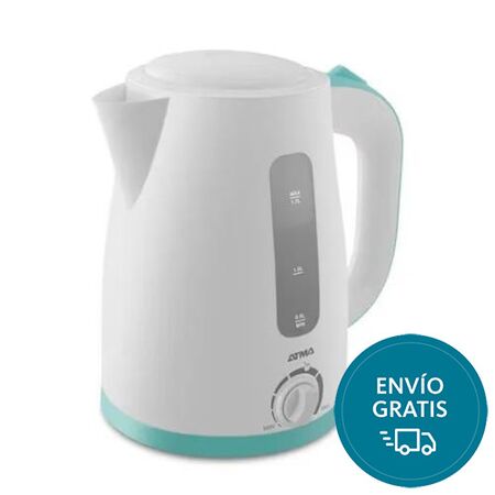 Pava electrica con corte mate Blanca 1.7 ltrs Atma Pe1821ap2