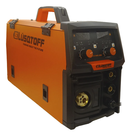 Soldadora Inverter Dual Mig Mma Lusqtoff Evomig-205 180a 65v Naranja