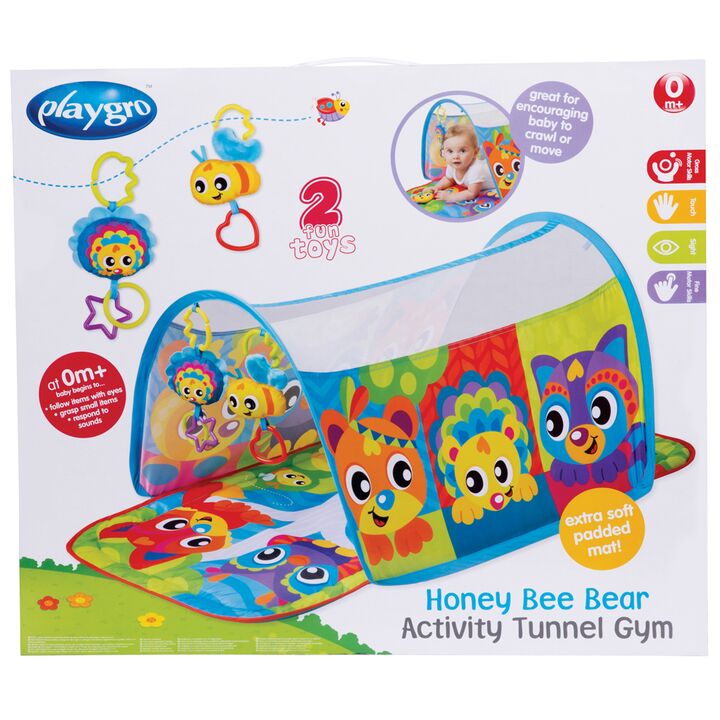 Gimnasio Honey Bee Bear Activity Tunnel Playgro - Vista 9