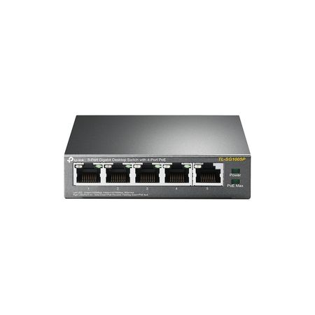 Switch Tp-Link TL-SG1005P5P Giga 4 ptos POE