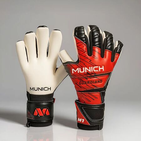 Guantes Arquero Munich Guardiano Varillas Soft Grippy Latex Rojo Rojo 7 7