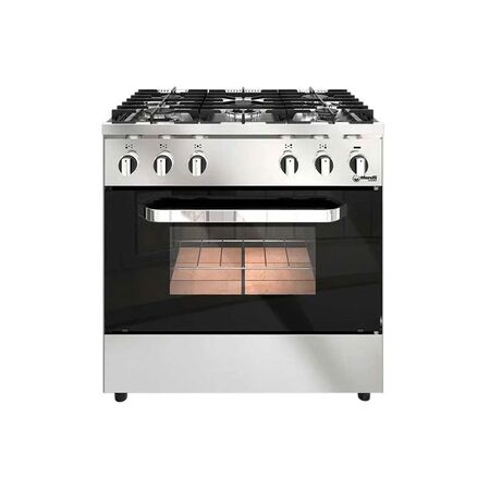 Cocina Industrial Morelli Multigas Acero Ex 820 82 Cm