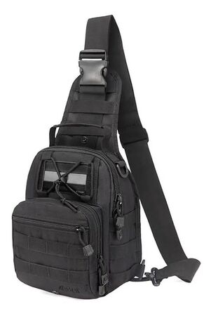 Morral Kps William Moto Tactico Ideal Viajes Reforzado Negro