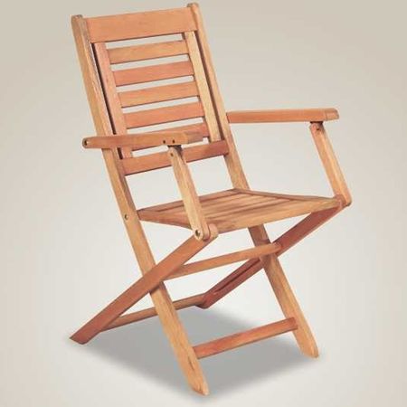 Sillon Amancay Con Apoyabrazos Ecomadera Eucaliptus Impregnado