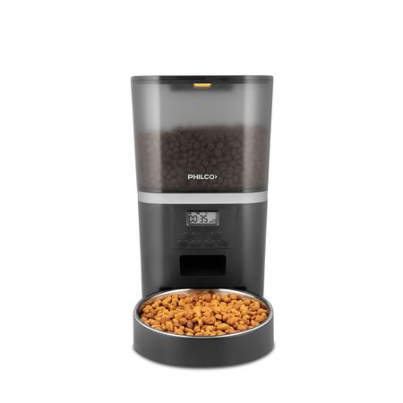 Comedero Automatico Philco para Mascotas Programable 6L Negro PF002P-NS