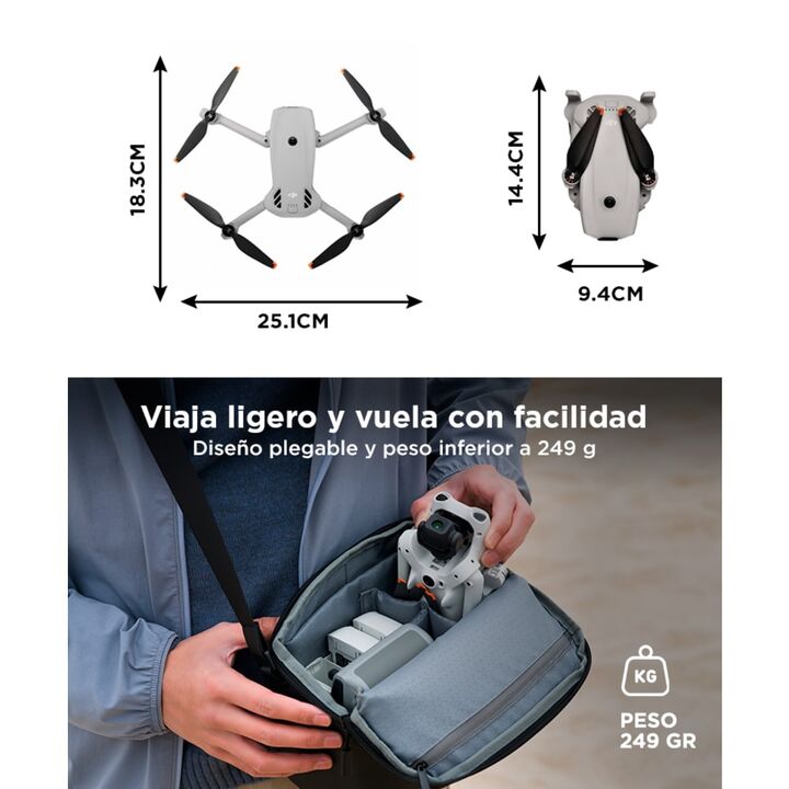 Drone DJI Lito X1 Combo Vuela Más (Control Remoto DJI RC-N3) - Vista 6