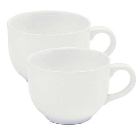 Set X2 Tazones Blancos 740 Cc