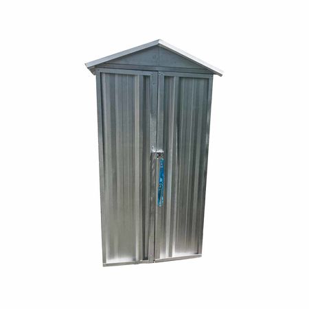 Deposito Armario Caseta Cobertizo de jardín 1x1 Galva + Piso + 1 estante DON ACERO