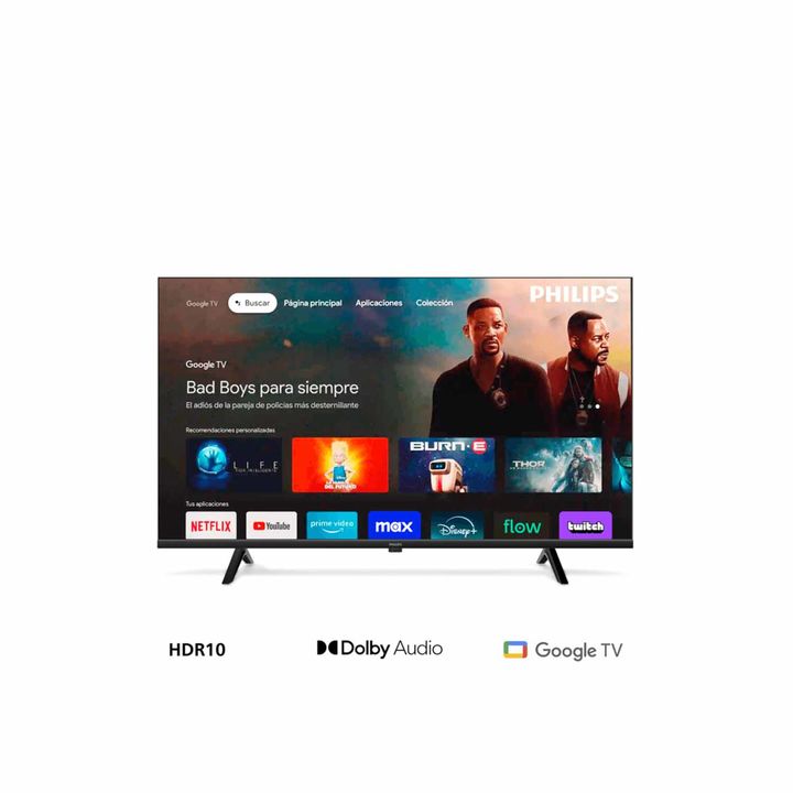 Smart TV Led 40" Full HD Philips Con Google Tv 40pfd6920/77 - Vista 3