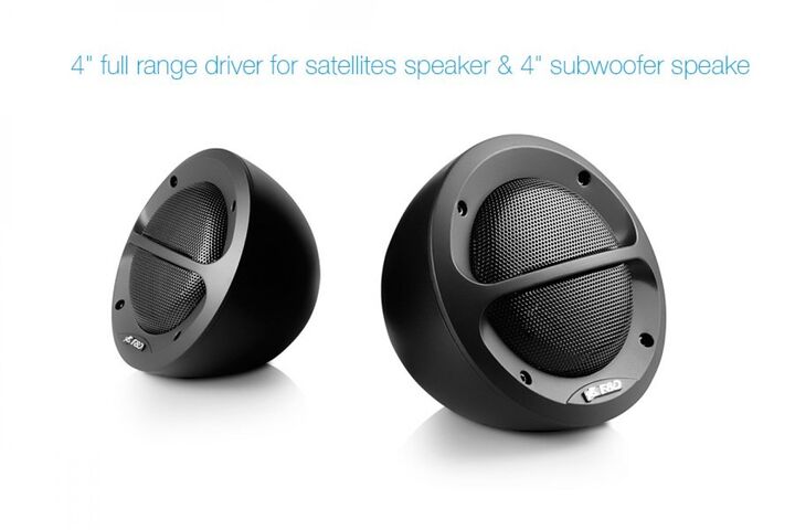 Parlante FYD Fenda A111X 2.1 Bluetooth USB FM Negro - Vista 2