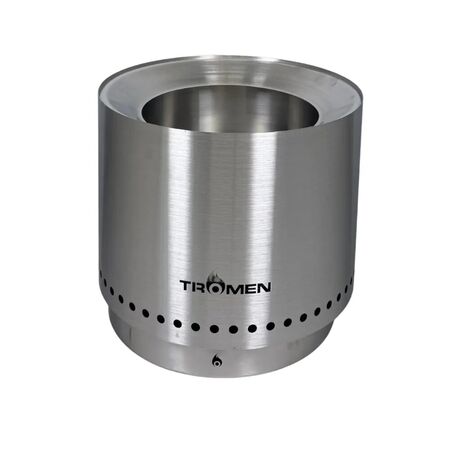 Fogonero Bajo Humo Tromen 500 Acero Inoxidable