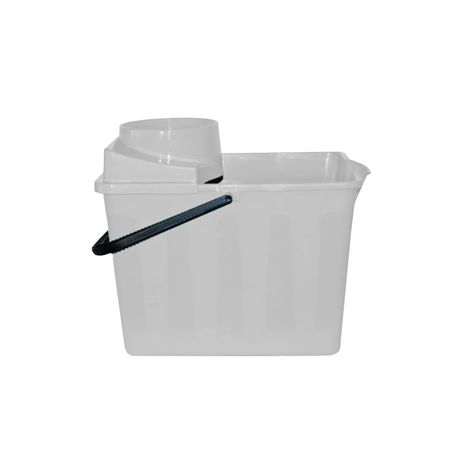 Balde Con Escurre Mopa Rectangular Porta Lampazo Colombraro