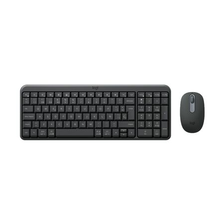 Teclado con Mouse Logitech MK250 Wireless Latino Negro