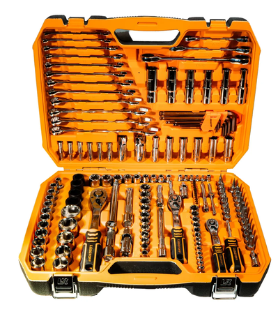 Juego Bocallaves Accesorios 150 Piezas Lusqtoff L5736 Acero