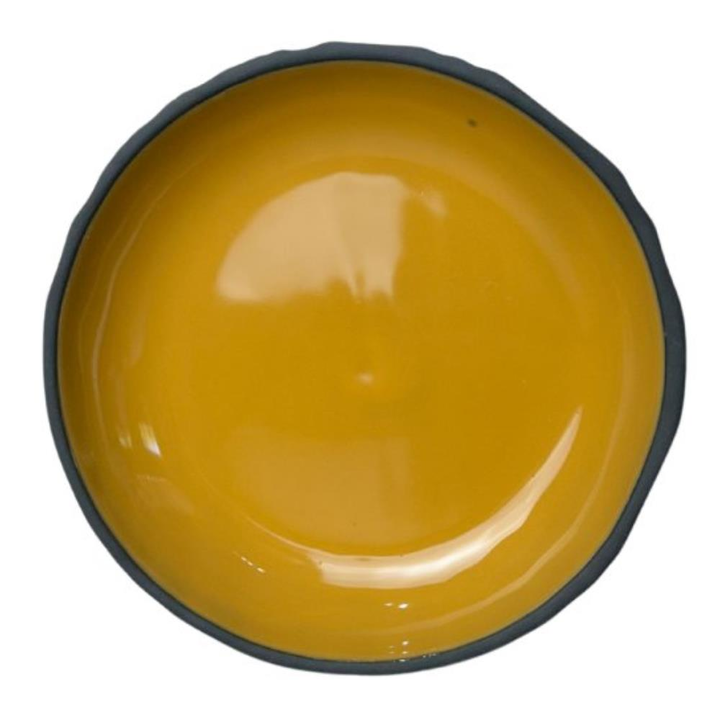 Set 6 Platos 25cm Porcelana Texture Germer Elegante Chef Bar - Vista 1