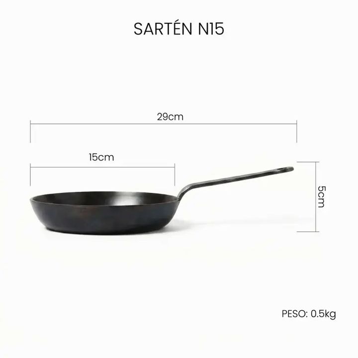 Sartenes de hierro Kankay: N30 + N25 + N15 Antiadherentes - Vista 5