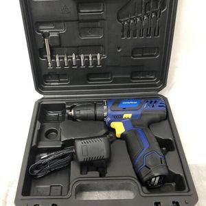 Taladro atornillador inalámbrico Goodyear.