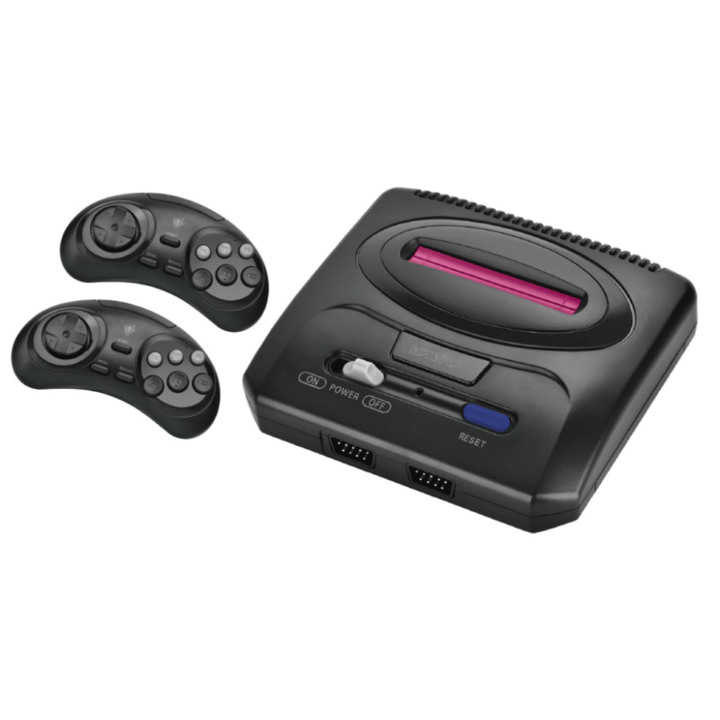 Consola Super Mini Drive con joysticks inalámbricos mas de 1000 juegos Retro - Negro - Vista 1