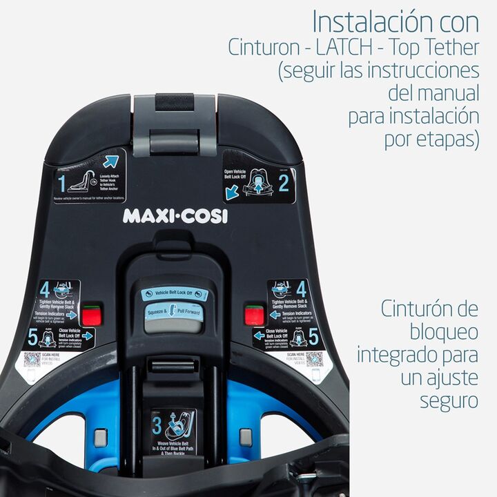 Butaca de seguridad 360° Maxi Cosi Emme Midnight Black - Vista 10