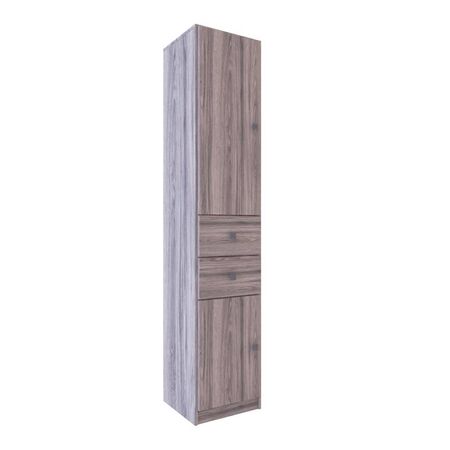 MULTIFUNCION ECO ORLANDI AB 728 PREMIUM - ABEDUL, 2 PUERTAS, 2 CAJONES, 1 ESTANTE