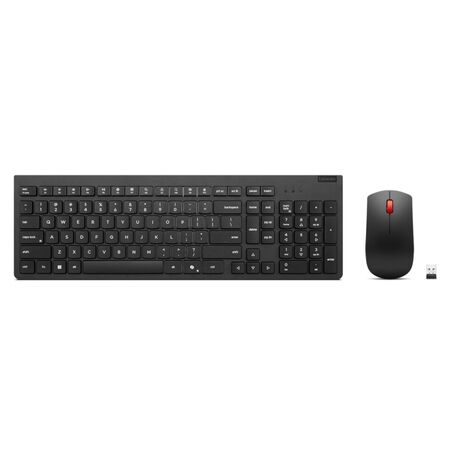 Combo Teclado Y Mouse Inalambrico Lenovo Negro USB-A 2.4G 4X31R64500