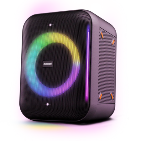 Parlante Moonki Bossa Mini Mwpb65lt 80w Rms Led Tws - Negro