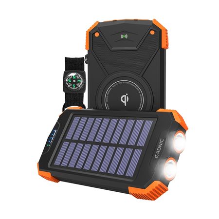 Cargador de Batería Solar Gadnic Power Bank Inalambrico 