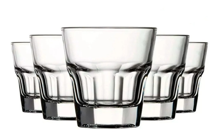 Vaso Casablanca 140ml Pasabahce Vidrio Templado Pack X12 Transparente