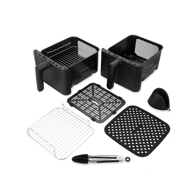 Freidora de Aire Daewoo Doble Jumbo 2.0 11L DAF-1898 - Vista 4