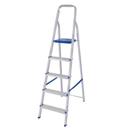 Escalera Aluminio Mor 5 Escalones 1.41 Metros