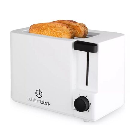 TOSTADORA WHITENBLACK ATWB01 - BLANCO, 700W, 6 NIVELES, BANDEJA PARA MIGAS