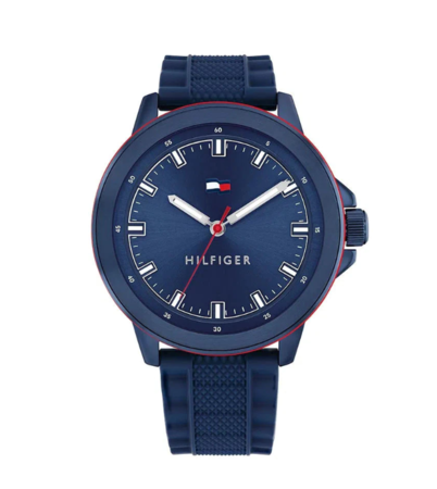 RELOJ ANALÓGICO TOMMY HILFIGER - AZUL 46MM ACERO INOX PVD (RTH0651)