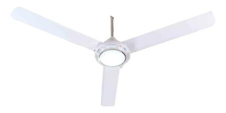 Ventilador De Techo Embassy Em-7018 Con 3 Palas De Metal Col 140 Cm Blanco Blanco Metal 3