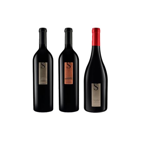 Set Vinos Tintos Familia Schroeder Seleccion x 3 Con Estuche