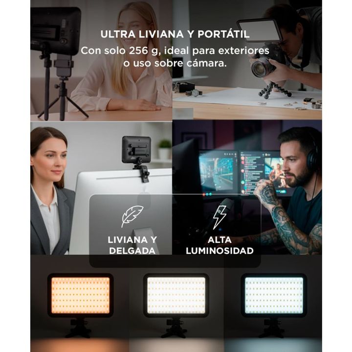 Luz Continua Gadnic F13-9090PH 1300 Lumens 10w - Vista 4