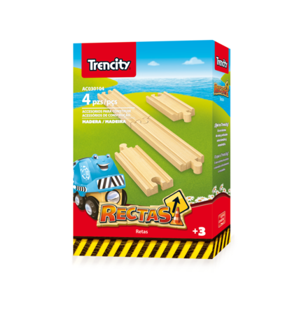 Trencity rectas largas 4 piezas