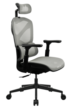 SILLA GAMER FORMULA V ERGOLUX 5 MESH LIGHT GREY