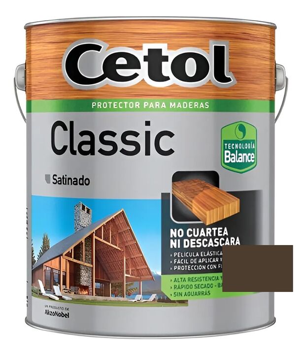 Pintura Cetol Classic Satinado 4Lts - Vista 4