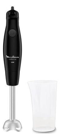 MOULINEX LICUADORA DD1218AR DE MANO TURBOMIX NEGRA/INOX 350W