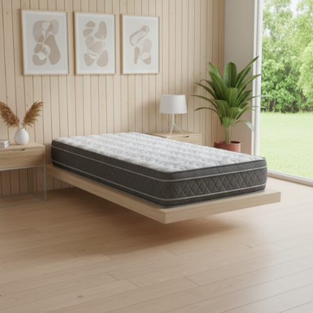 Colchon Resortes 1 Plaza Ayfa Premium Bonell Dual Euro 80x190x26 110kg