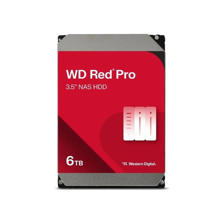Disco Rigido Interno HDD Western Digital WD Red Pro NAS 6 TB WD6006FFBX - Vista 2
