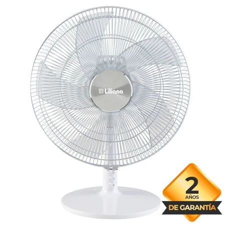 Ventilador Turbo de Mesa Liliana 12 55w 3 Velocidades Oscilante VSOM12